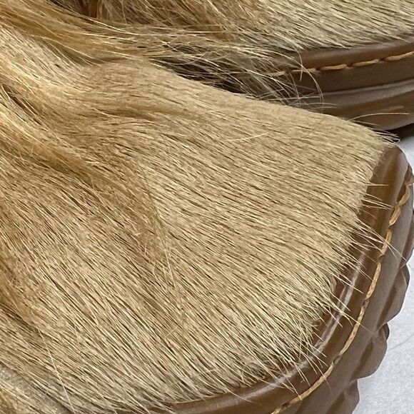 Pajar tan scarlet tassel tie goat hair apres ski boots size 36 (5.5-6) - Picture 14 of 15